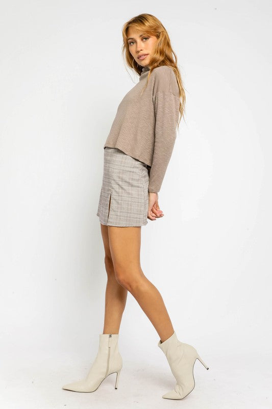 The Plaid Mini Skirt