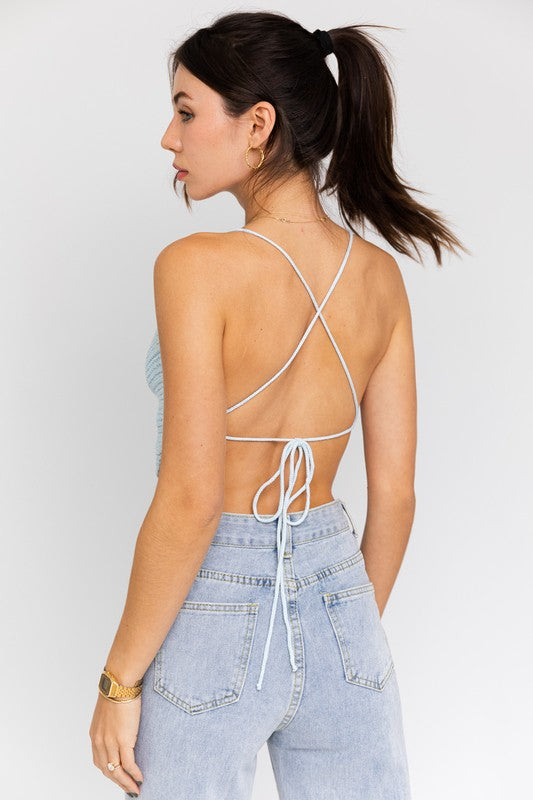 Skies Are Blue Top - La Sorella Boutique
