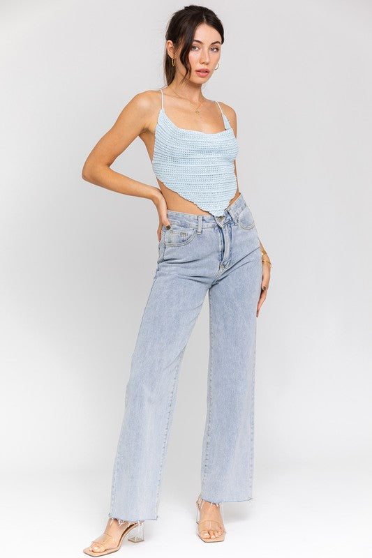 Skies Are Blue Top - La Sorella Boutique