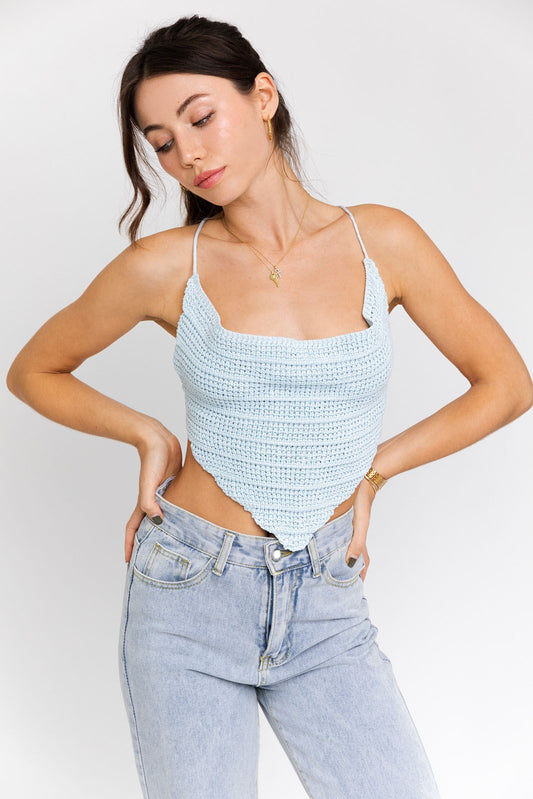 Skies Are Blue Top - La Sorella Boutique