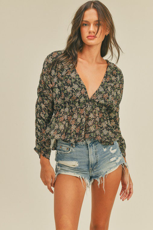The Clover Blouse - La Sorella Boutique