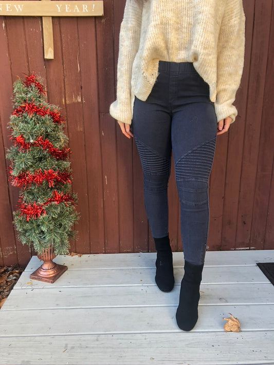 The Moto Legging - La Sorella Boutique