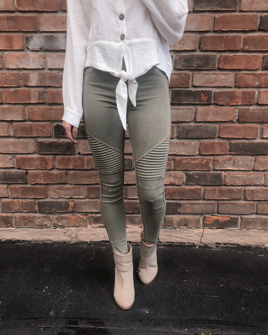 The Moto Legging - La Sorella Boutique