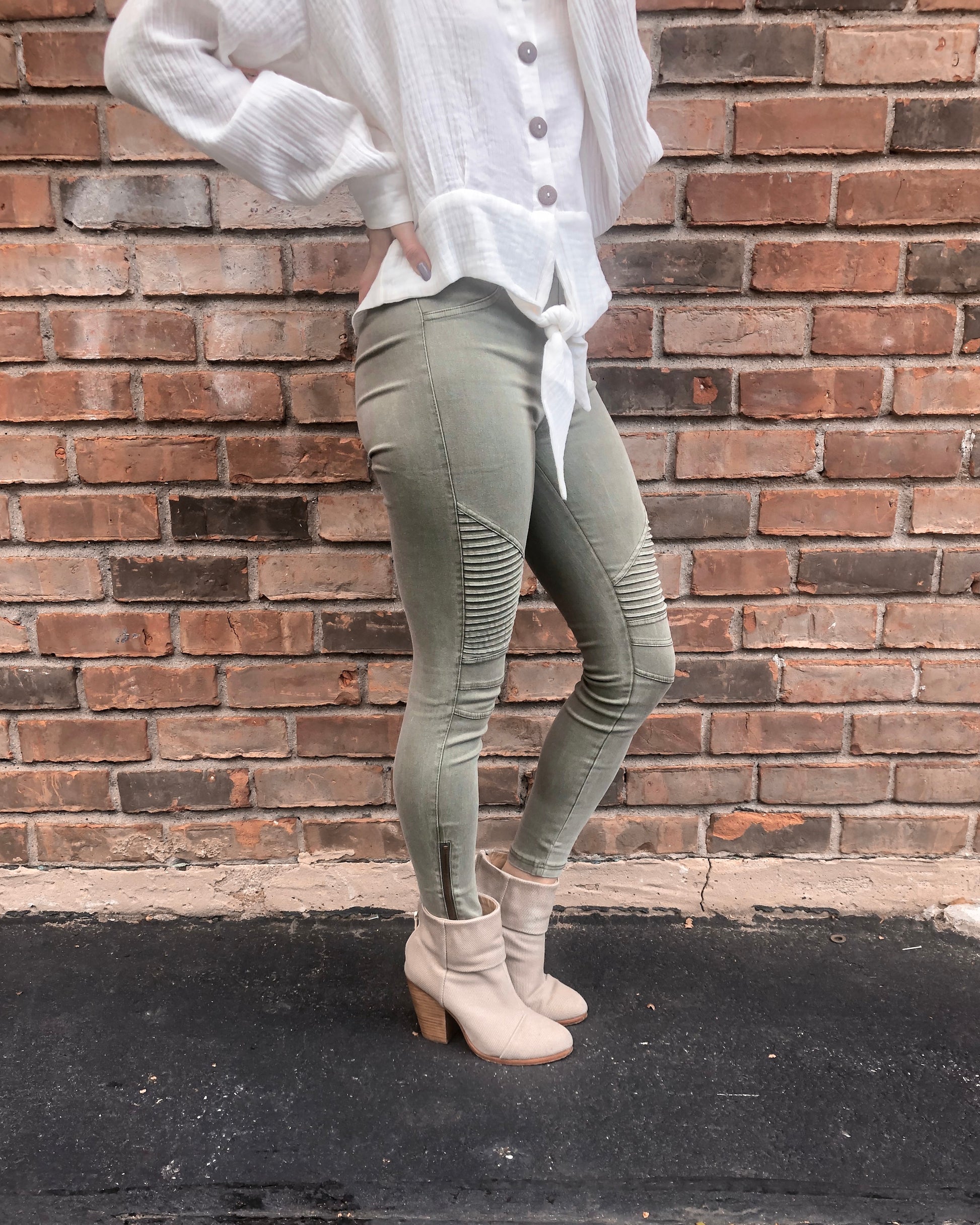 The Moto Legging - La Sorella Boutique