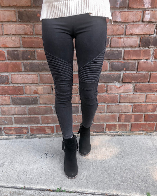 The Moto Legging - La Sorella Boutique